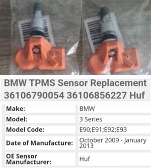 Bmw 3 series TPMS tyre pressure monitor sensors and valves 