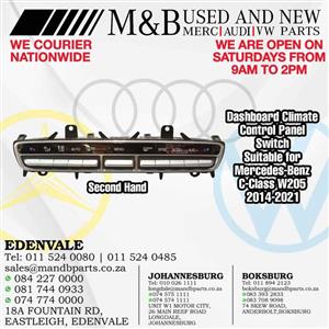 Dashboard Climate Control Panel Switch (Second Hand)  Suitable for Mercedes-Benz C-Class W205