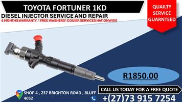 Toyota Fortuner 1KD Diesel Injectors 