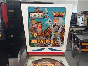 Drop-A-Card Pinball Machine by Gottlieb for Sale 