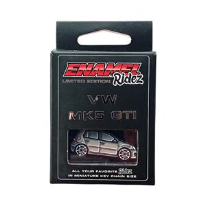 VW Mk5 GTI Grey - Die-Cast Enamel Keychain
