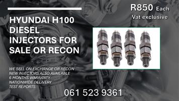 HYUNDAI H100 DIESEL INJECTORS FOR SALE WITH TEST REPORTS