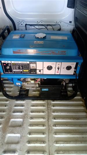5.5kva petrol generator electric start in perfect working condition