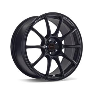 16″ A-Line Hype 4/100 Satin Black Alloy Wheels