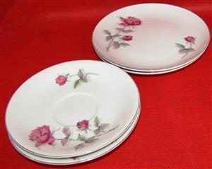 Kingsway Fine China Vintage Side Plates x 2 and Saucers x 2 to replace your lost