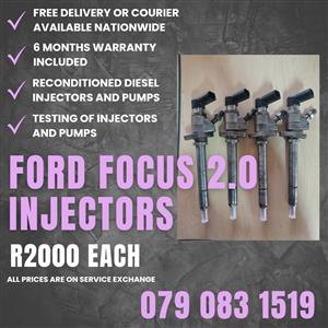 FORD FOCUS 2.0 INJECTORS FOR SALE WITH WARRANTY INCLUDED 