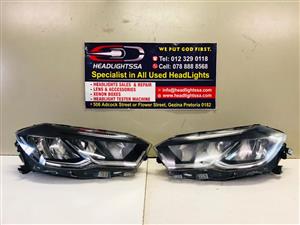 VW Polo 9 TSI/R-line left and right side headlights 