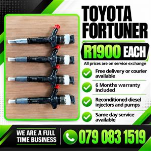 TOYOTA FORTUNER INJECTORS FOR SALE 
