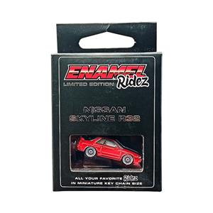 Nissan Skyline R32 Red - Die-Cast Enamel Keychain