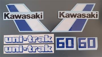 1984 Kawasaki KX 60 stickers decals sets