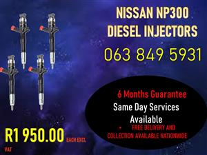 NISSAN NP300 DIESEL INJECTORS 