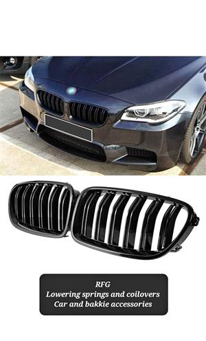 Bmw E90 ,F10,F20 gloss black double  slat grills