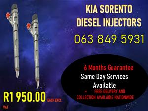 KIA SORENTO DIESEL INJECTORS 