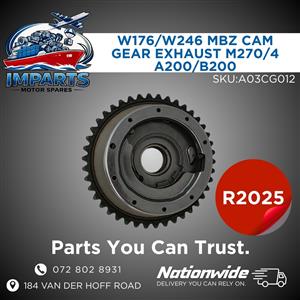 W176/W246 MBZ CAM GEAR EXHAUST M270/4 A200 B200 FOR SALE 