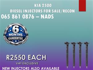 KIA 2500 DIESEL INJECTORS AVAILABLE