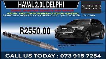 Haval 2.0L Delphi Diesel Injectors 