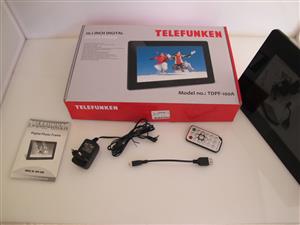 Telefunken 10.1 Picture Viewer and Video Playback with sound LIKE NEW Demo Unit