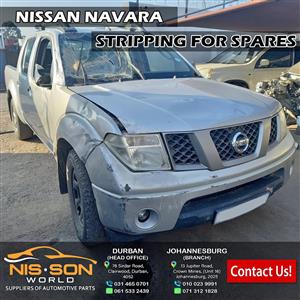 NISSAN NAVARA STRIPPING FOR SPARES