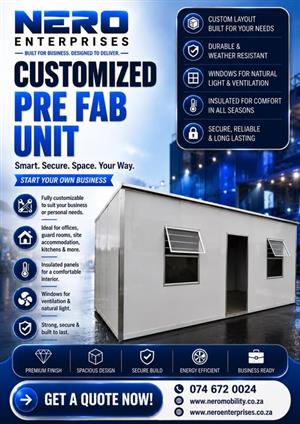 Customized Pre-Fab Units