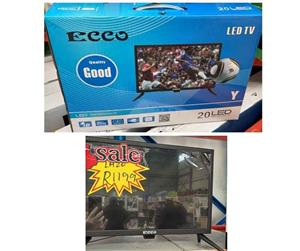 20" (L = 41cm x H = 26cm) HD LED TV,  New with warranty and FREE DELIVERY