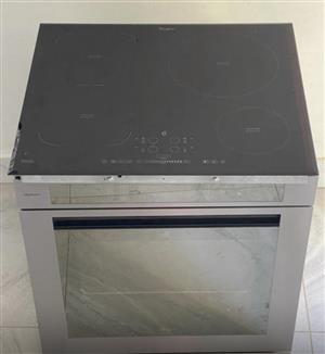 60cm Whirlpool Induction Booster stove and oven