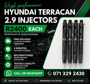 HYUNDAI INJECTORS FOR SALE WITH WARRANTY 