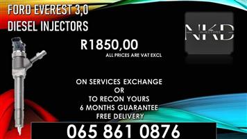 Ford Everest diesel injectors for sale on exchange or recon