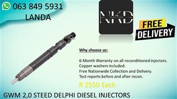 GWM STEED DIESEL INJECTORS FOR SALE IN CENTURION GAUTENG 