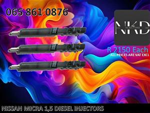 NISSAN MICRA DIESEL INJECTORS FOR SALE OR RECON.