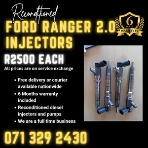 FORD RANGER 2.0 INJECTORS FOR SALE WITH WARRANTY INCLUDED 