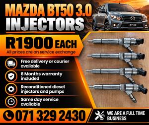 MAZDA BT50 3.0 INJECTORS FOR SALE WITH WARRANTY 