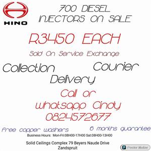 HINO 700 DIESEL INJECTORS FOR SAKE