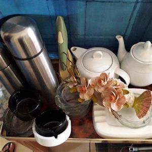 Tea set and various