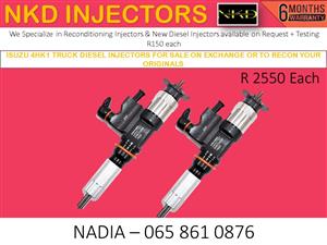 ISUZU 4HK1 INJECTORS FOR SALE RECON ALSO AVAILABLE 