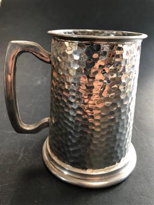 Vintage Finest English Pewter Hammered Tankard CRAFTSMAN MADE Sheffield for sale  Cape Town - Northern Suburbs