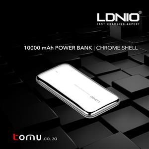 LDNIO Stainless-Steel cover Power Bank 10000mAh/37Wh - PQ1017