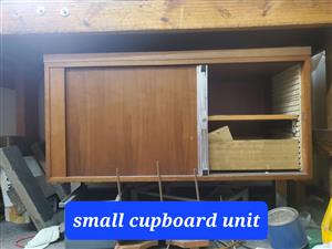 Wooden cupboard units