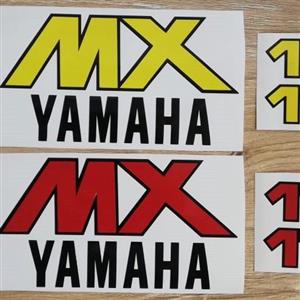 1979 Yamaha MX 175 decals stickers / vinyl cut graphics