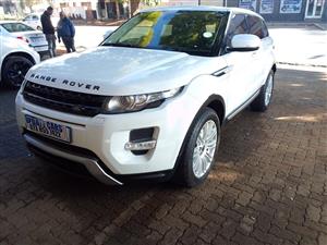 2013 LAND ROVER RANGE ROVER EVOQUE SD4 AUTOMATIC WHITE SERVICE BOOK REVERSE CAMERA PDC SENSORS PANOR