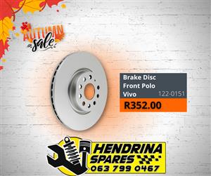 Front Brake Disc Polo Vivo