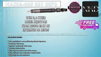 GWM 2.0 Steed diesel injectors for sale