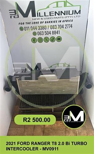 2021 FORD RANGER T8 2.0 BI TURBO INTERCOOLER - MV0911