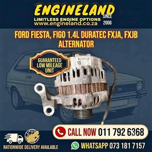 Ford Fiesta, Figo, Focus 1.4L FXJA FXJB duratec engine used alternator
