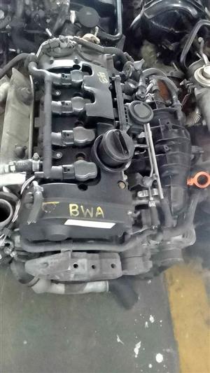 VW BWA COMPLETE ENGINE FOR SALE