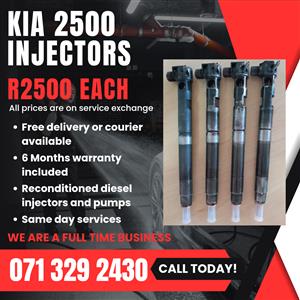 KIA 2500 INJECTORS FOR SALE WITH WARRANTY INCLUDED 