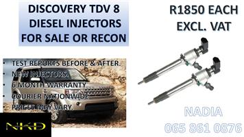 DIESEL INJECTORS FOR SALE FOR DISCOVERY TDV6