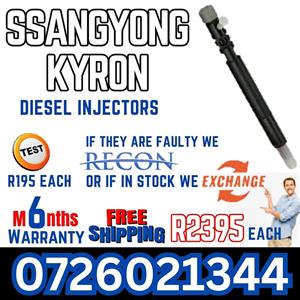 Ssangyong Kyron diesel injectors for sale