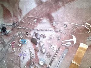 Charms necklaces and watches 