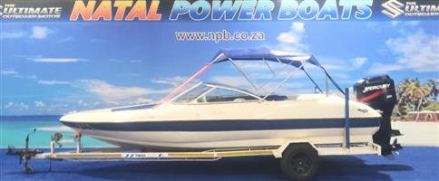 SENSATION BR 1900 ON TRAILER 200 HP MERCURY EFI 