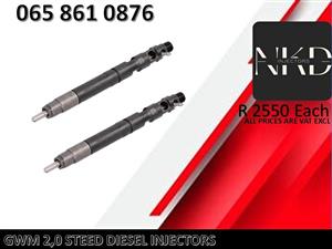 GWM 2,0 STEED DIESEL INJECTORS RECONDITION OR BUY NEW